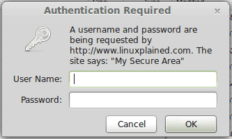 eXtplorer HTTP Authentication