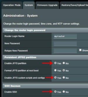 Как включить ssh на роутере asus