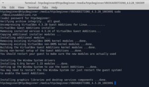 how to install guest additions virtualbox ubuntu server