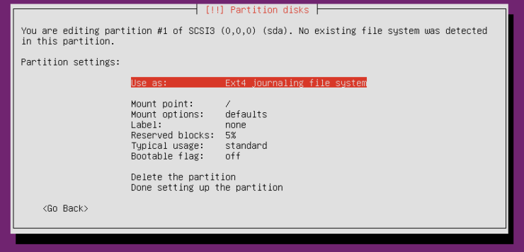 Ubuntu Server Partition Scheme for a Home Server | SHB