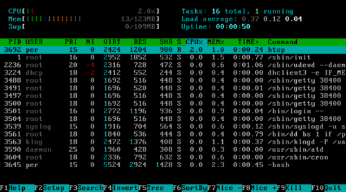 how to run process monitor remotely over putty