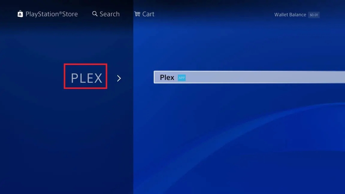 plex media server ps4 cannot play media