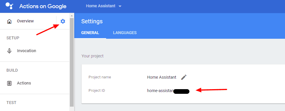 google assistant home assistant integration