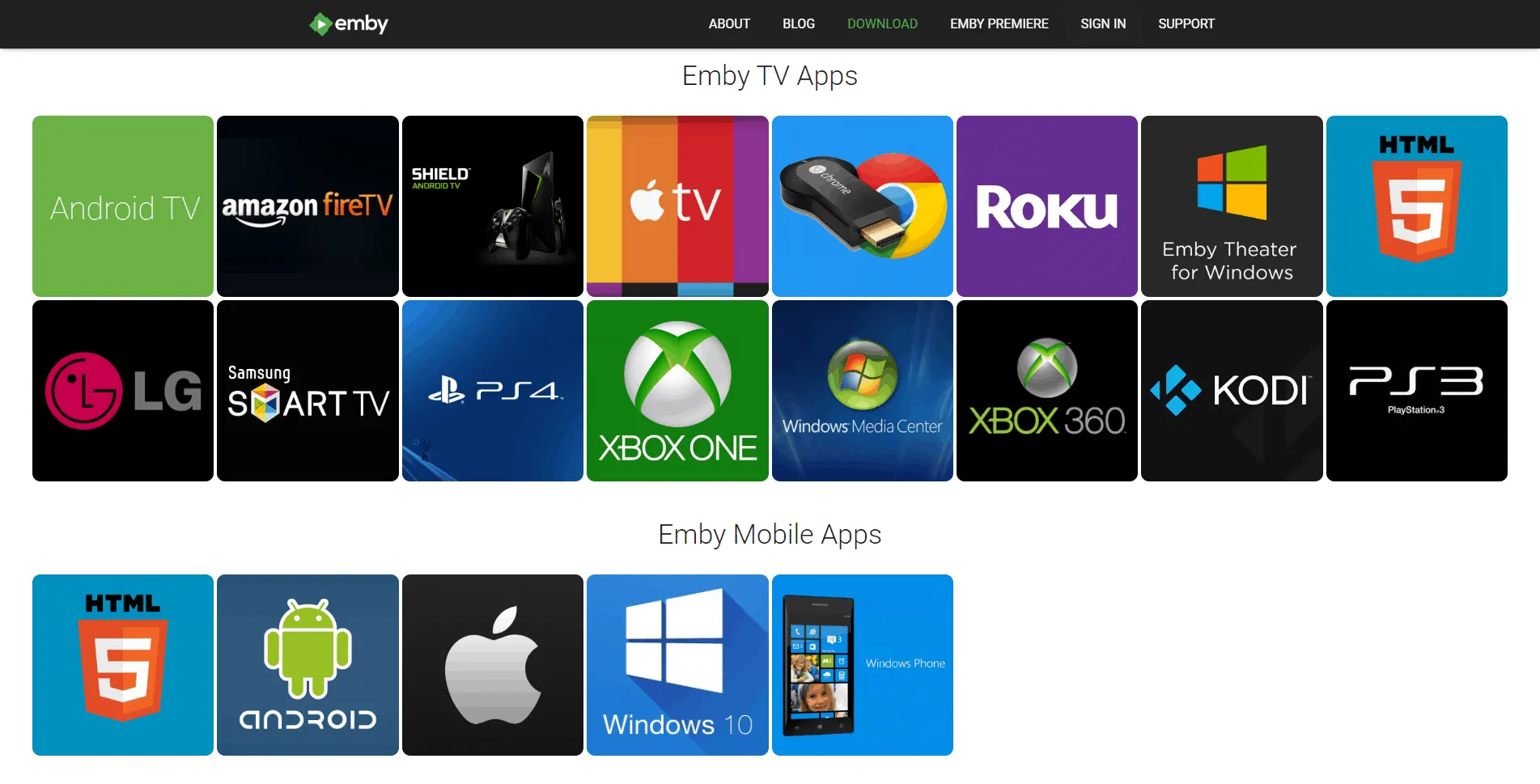 emby client apple tv