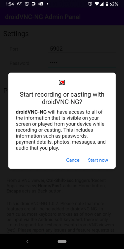 vnc host android apk