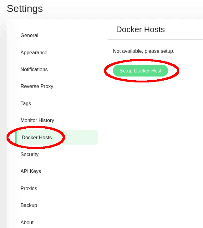 Setup Docker Host