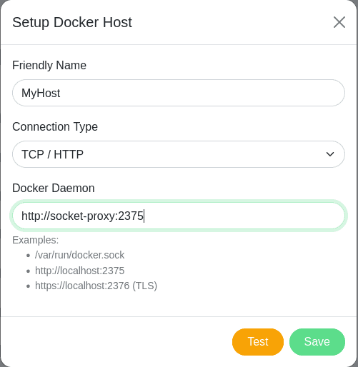 Setup Docker Host