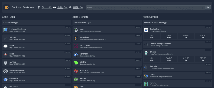 Deployarr Dashboard: Auto-Populating Homelab Dashboard Based On Homepage